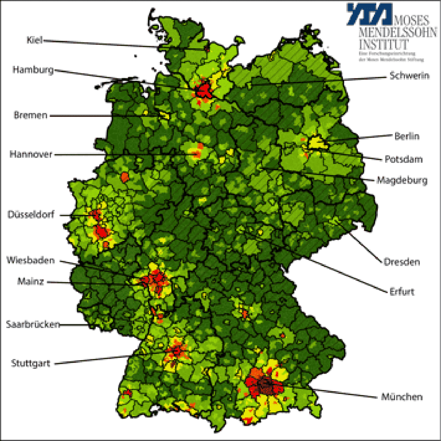 Karte Mietenstufen Deutschland 2020