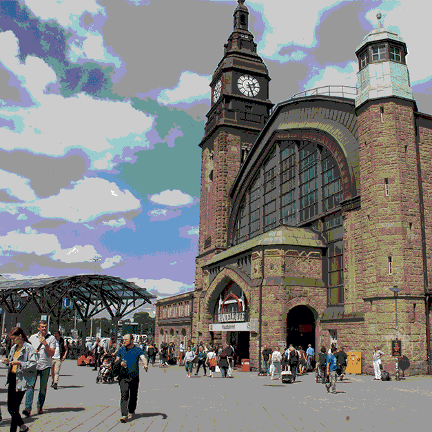 Foto des Hauptbahnhofs Hamburg