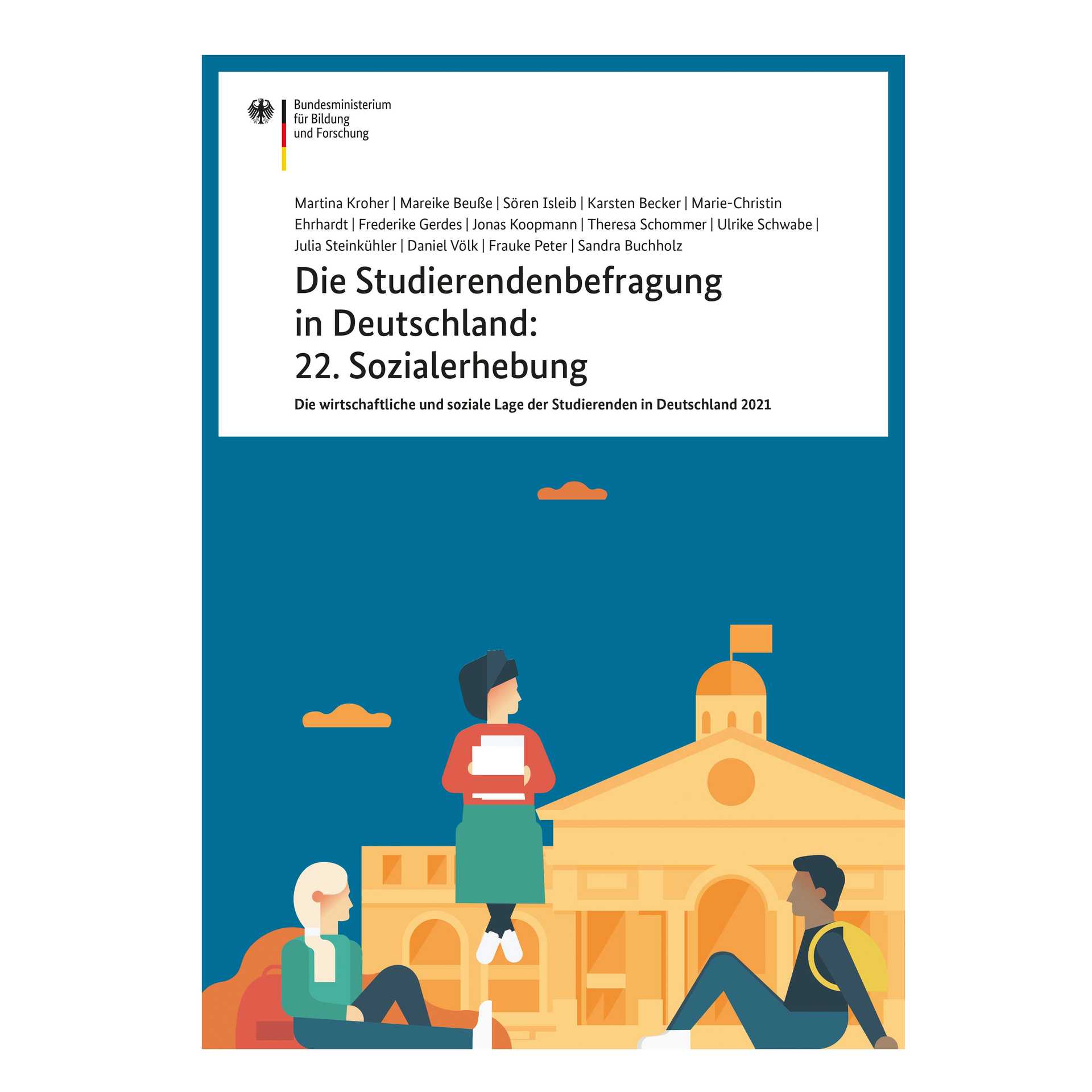 Titelblatt der 22. Sozialerhebung des Bundesministeriums für Bildung und Forschung