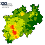 Karte Gefördertes Wohnen in NRW