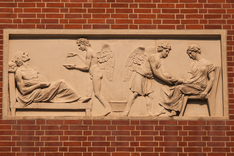 Wandrelief an der Berliner Charite